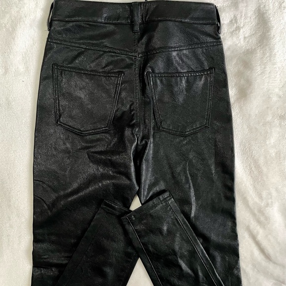 7 For All Mankind Faux Leather Leggings - BNWT - Picture 7 of 8